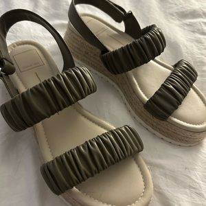 Dolce Vita platform wedge espadrille sandals